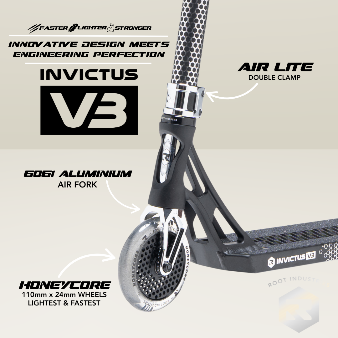 Invictus v3 Scooter - Black Mirror