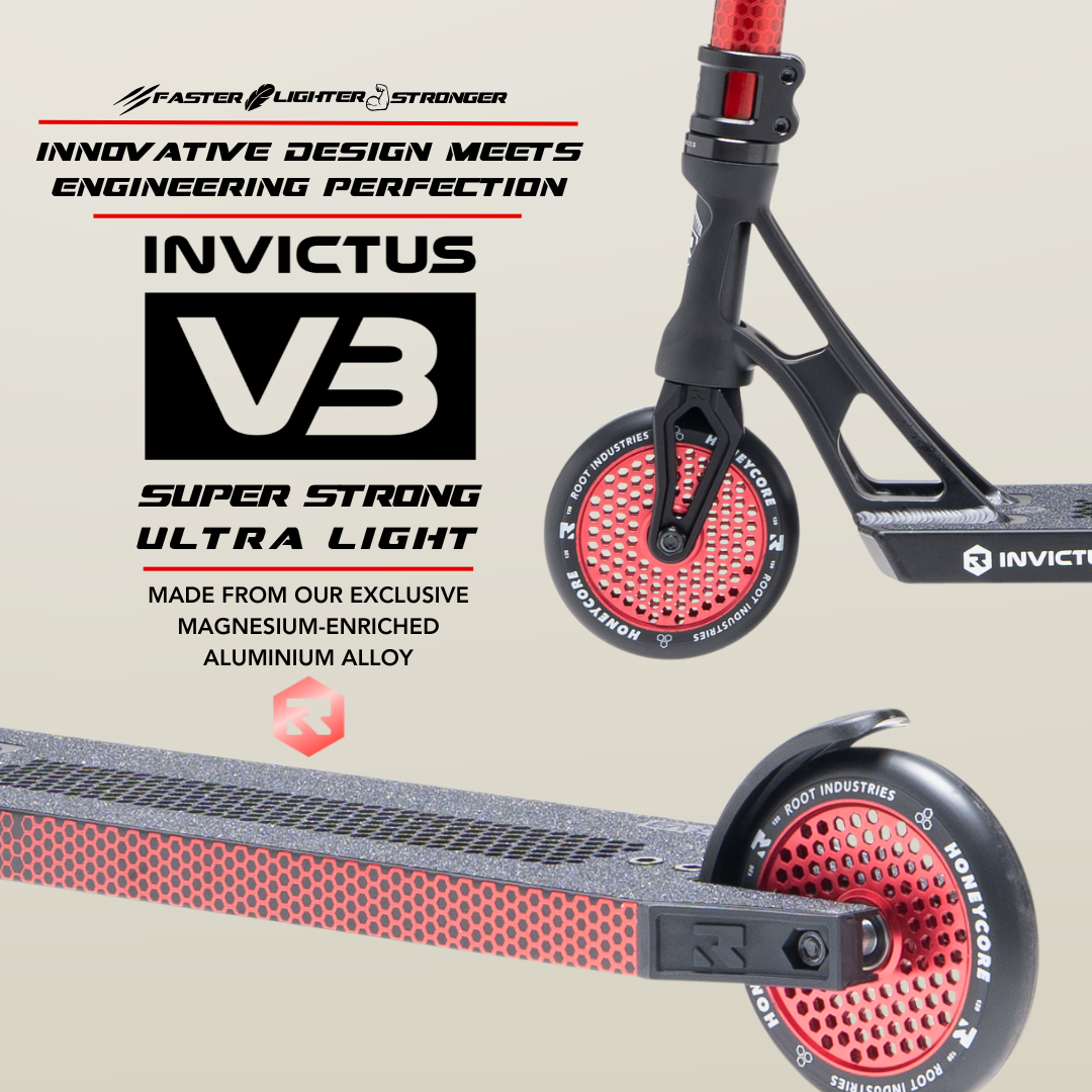 Invictus v3 Scooter - Burnt Red