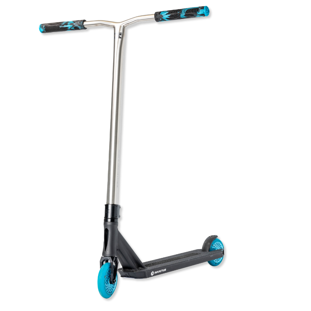 Custom Scooter - Titanium Lotus Blue/Chrome