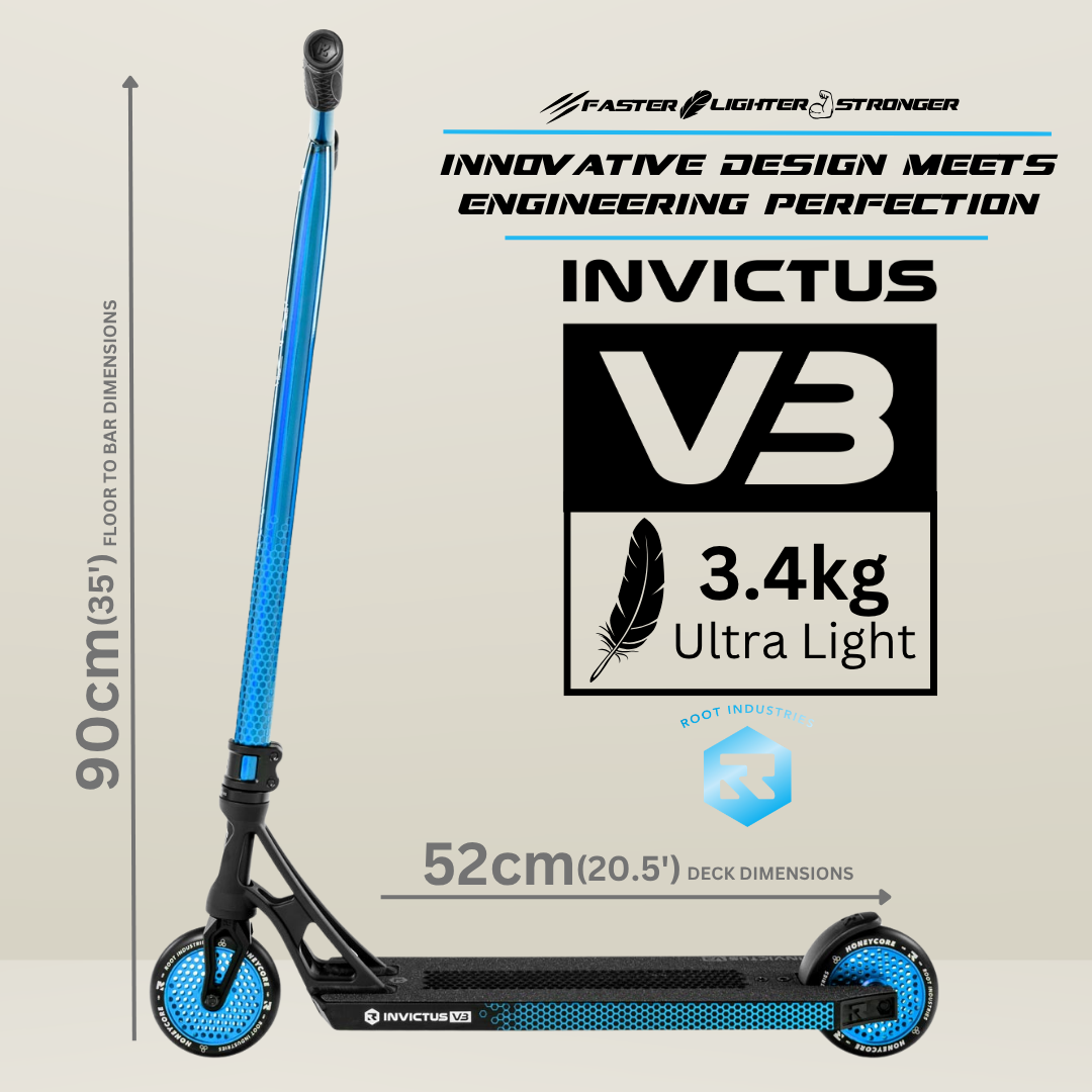 Invictus v3 Scooter - Burnt Blue