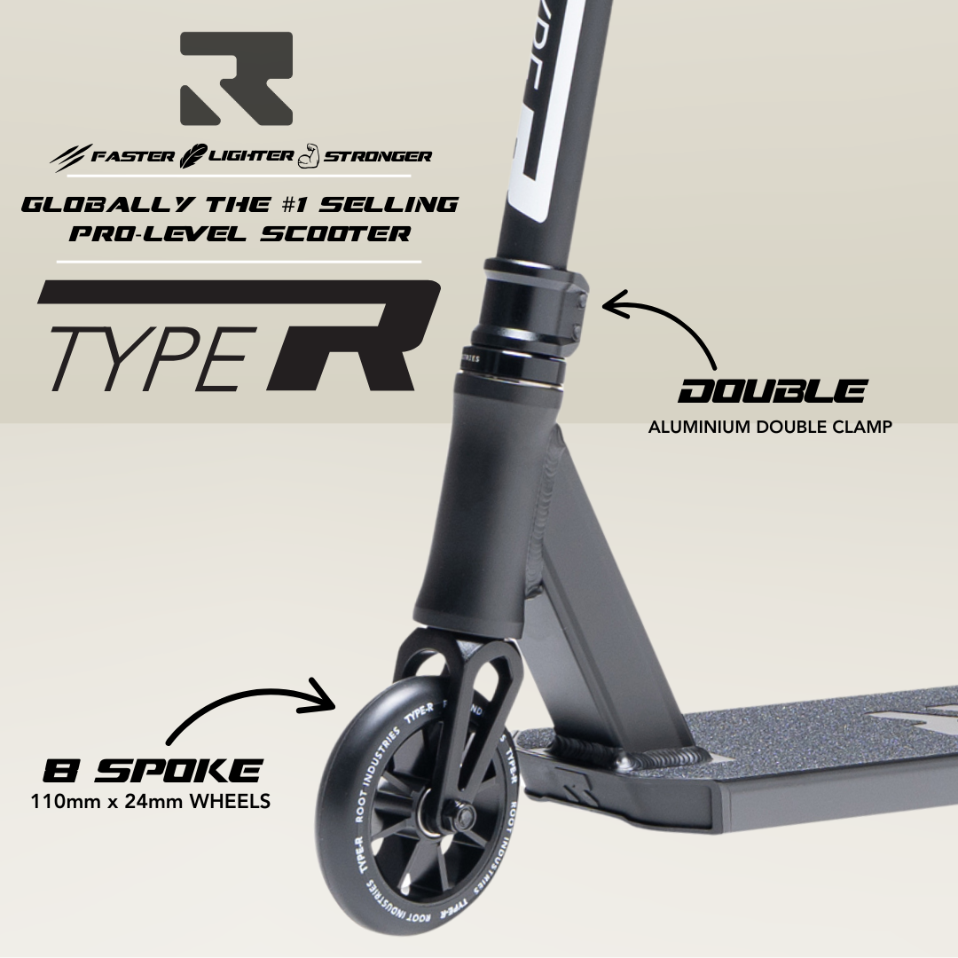 Type R Pro Scooter - Black Matte