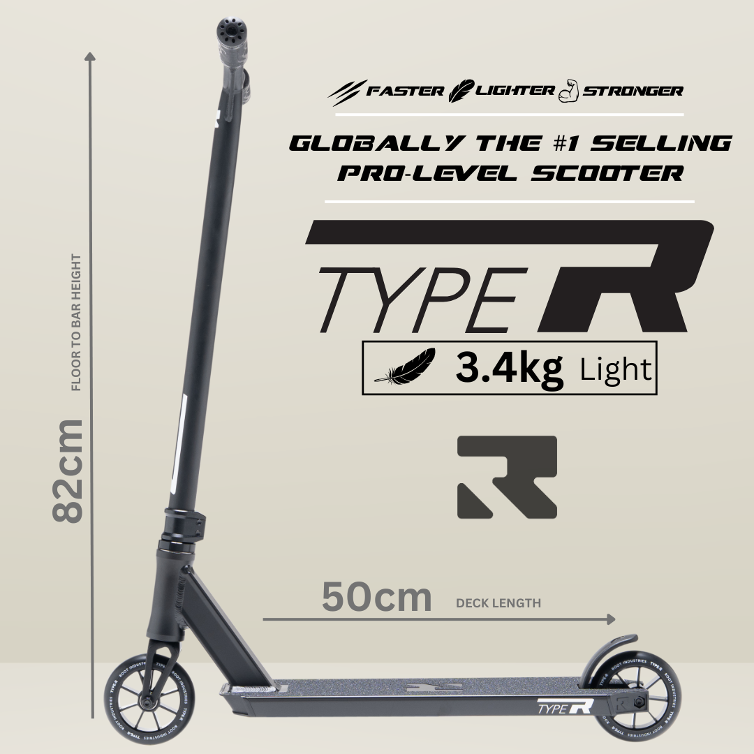 Type R Pro Scooter - Black Matte