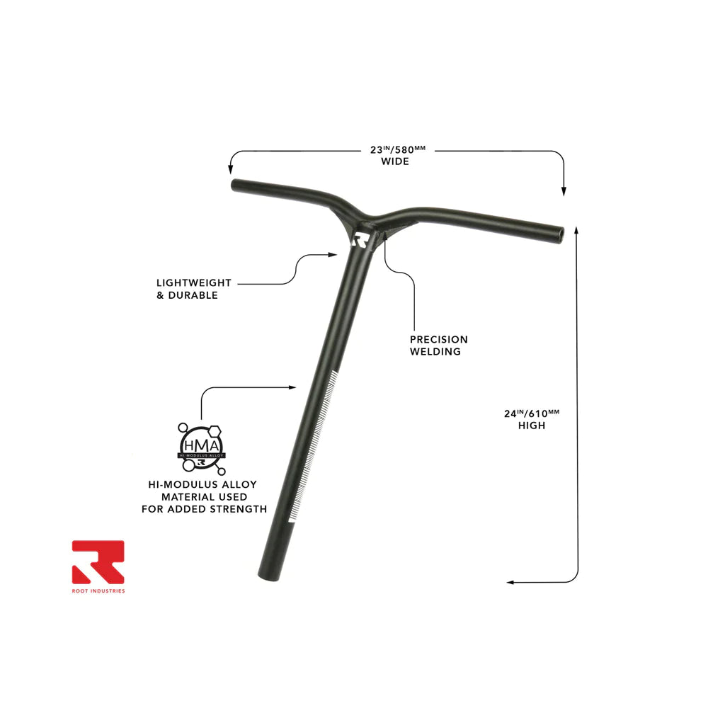 Invictus HMA 610mm Y-Bar - Black