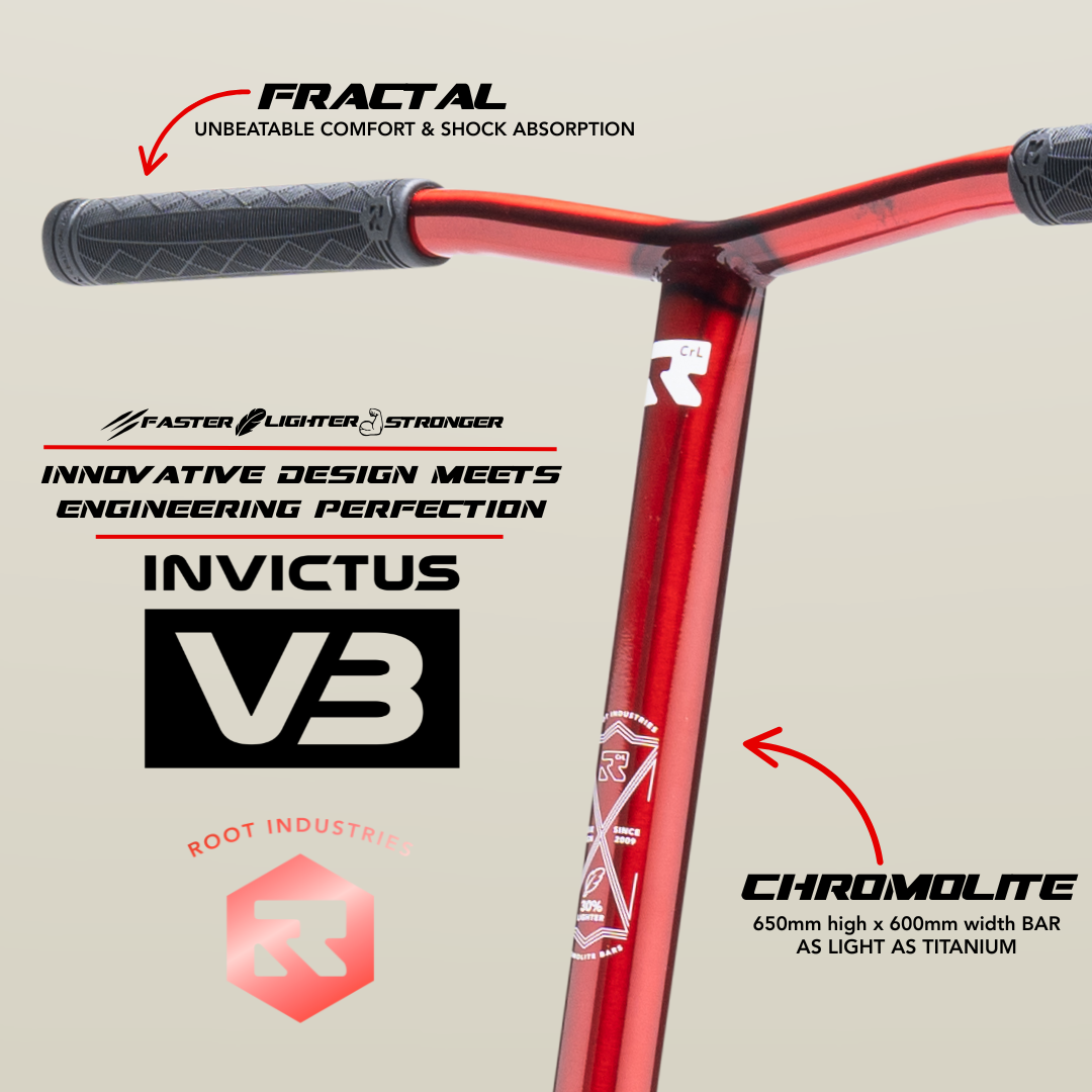 Invictus v3 Scooter - Burnt Red