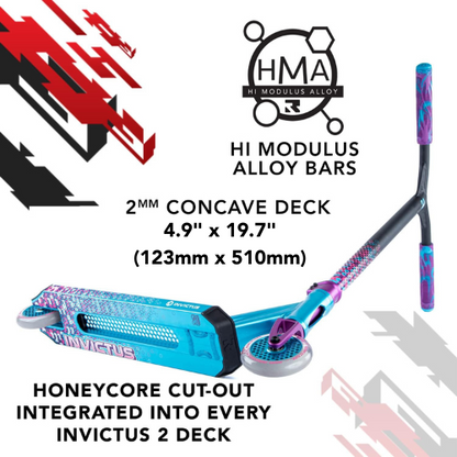 Invictus v2 Scooter - Teal/Purple - Ex-Photoshoot