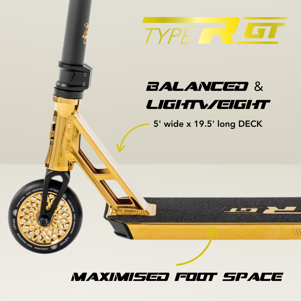 Root Industries Type R GT Pro Scooter - Gold Rush