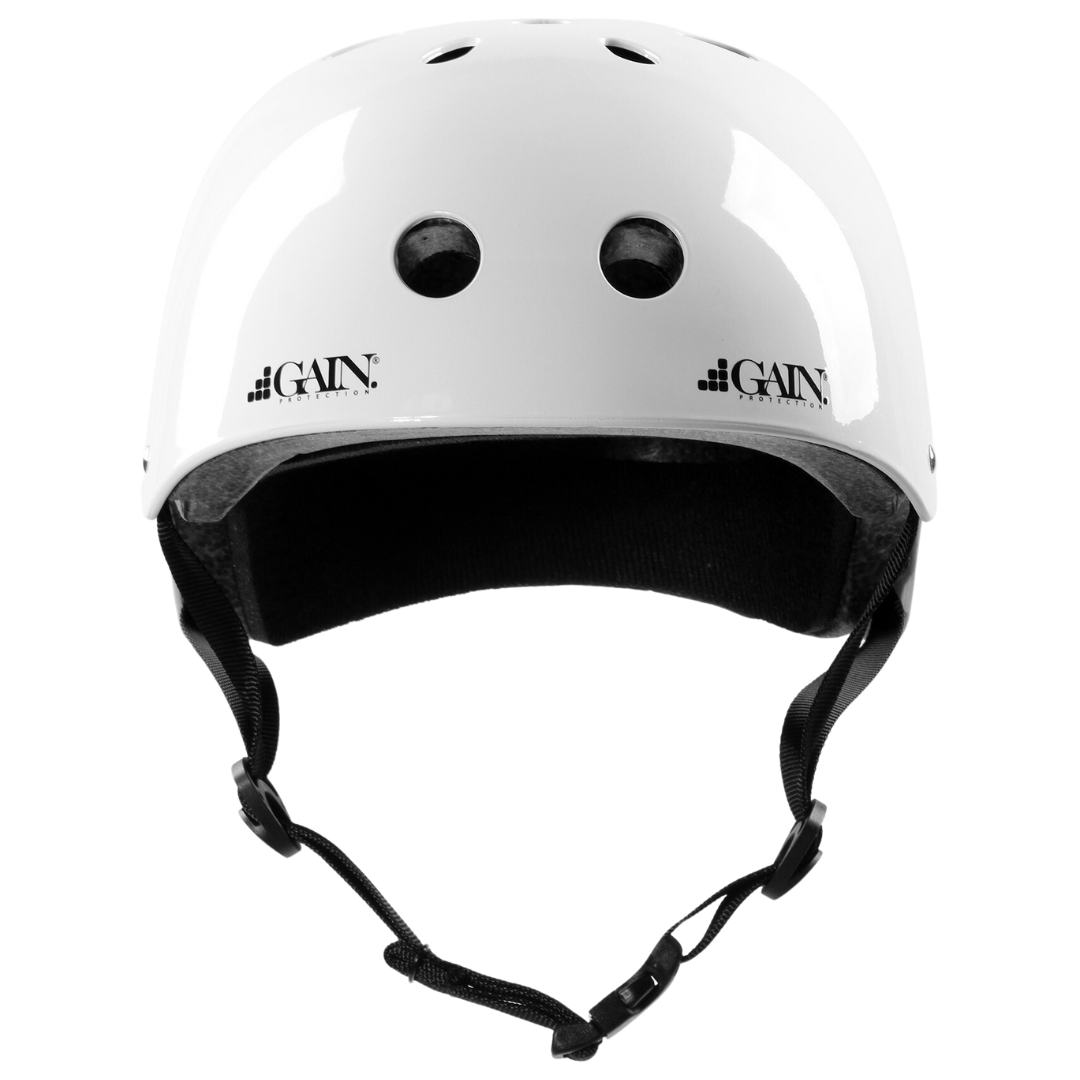 GAIN Protection Certified Helmet - White Gloss