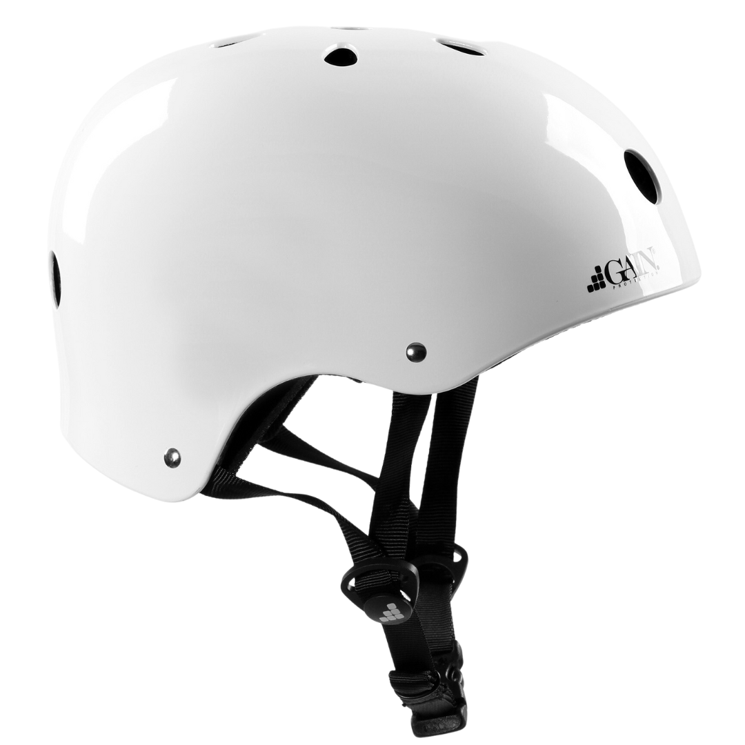 GAIN Protection Certified Helmet - White Gloss