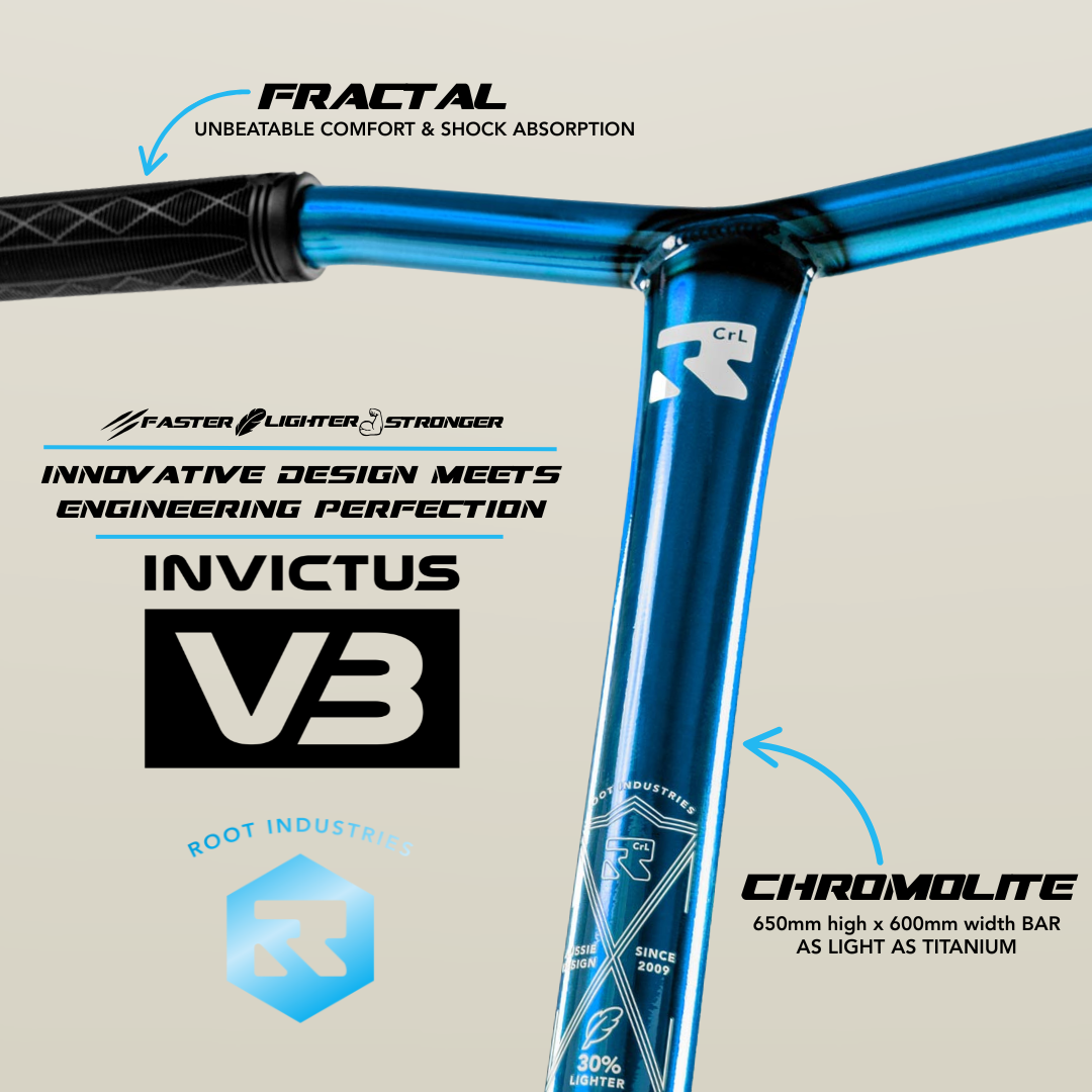 Invictus v3 Scooter - Burnt Blue
