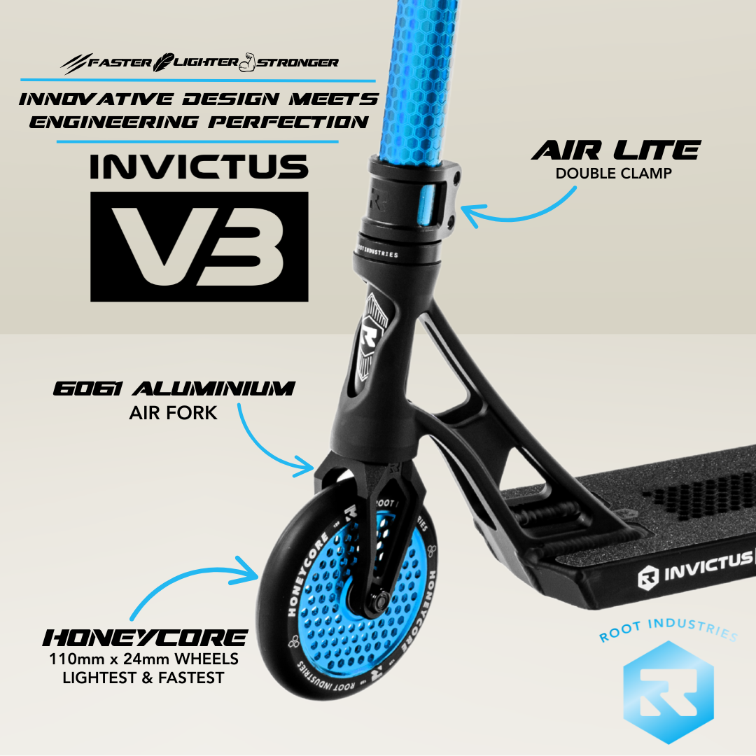 Invictus v3 Scooter - Burnt Blue