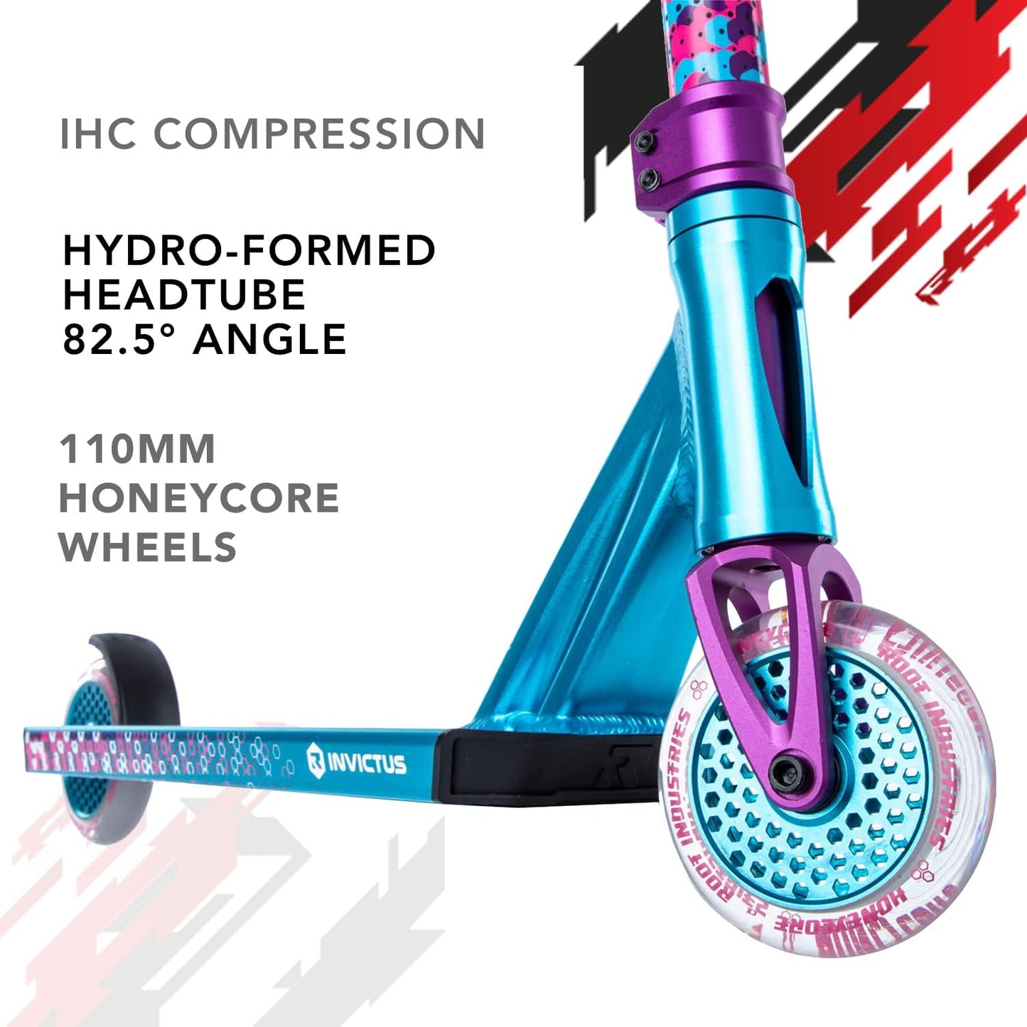 Invictus v2 Scooter - Teal/Purple - Ex-Photoshoot