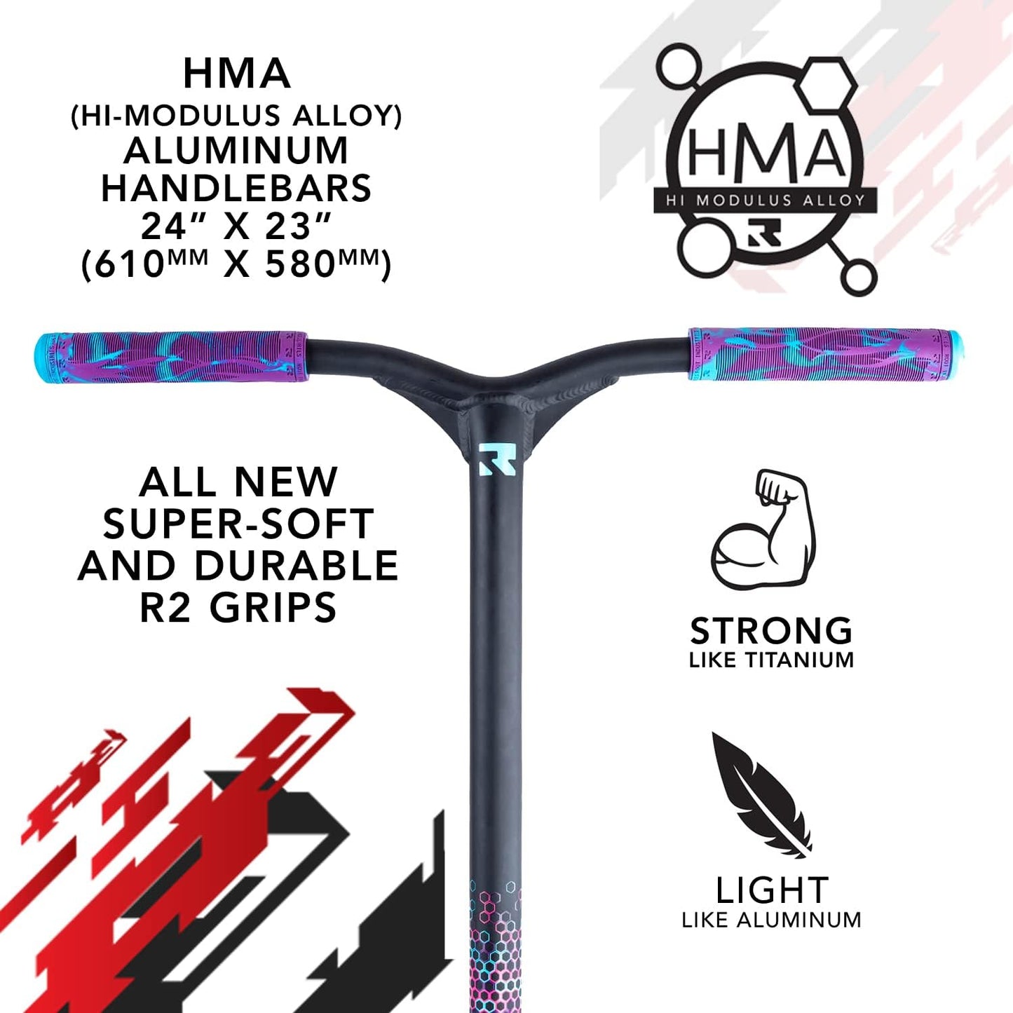 Invictus v2 Scooter - Teal/Purple - Ex-Photoshoot