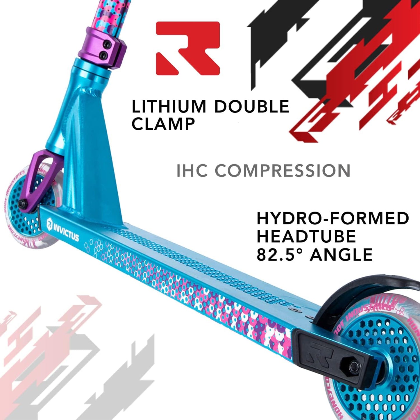 Invictus v2 Scooter - Teal/Purple - Ex-Photoshoot