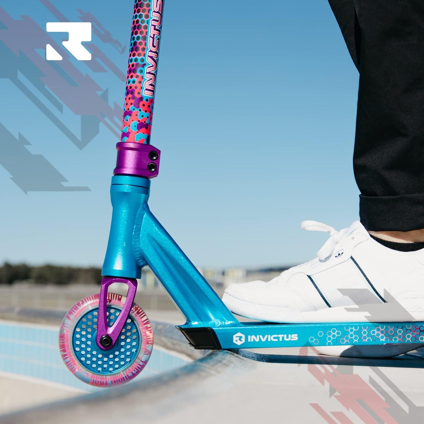 Invictus v2 Scooter - Teal/Purple - Ex-Photoshoot