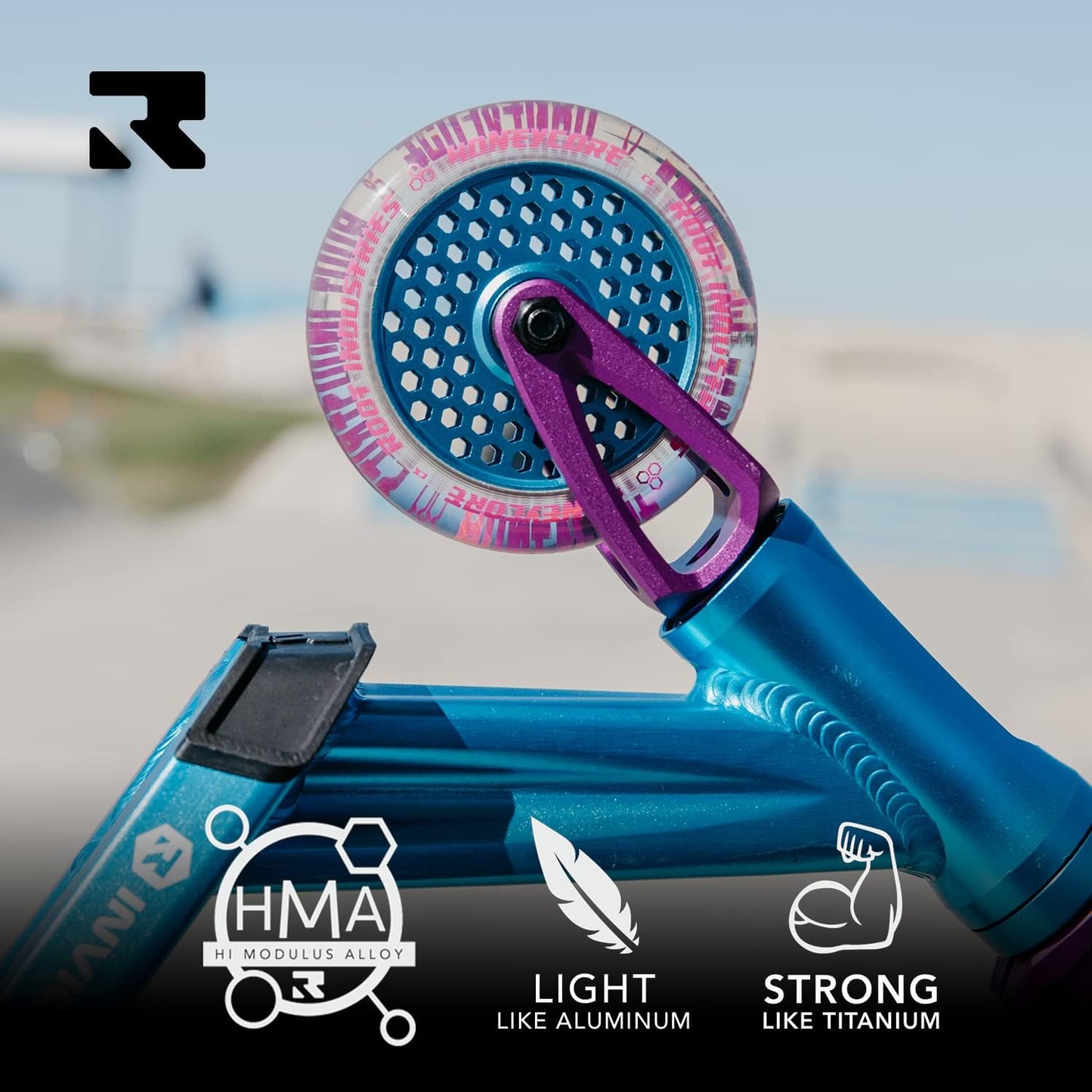 Invictus v2 Scooter - Teal/Purple - Ex-Photoshoot