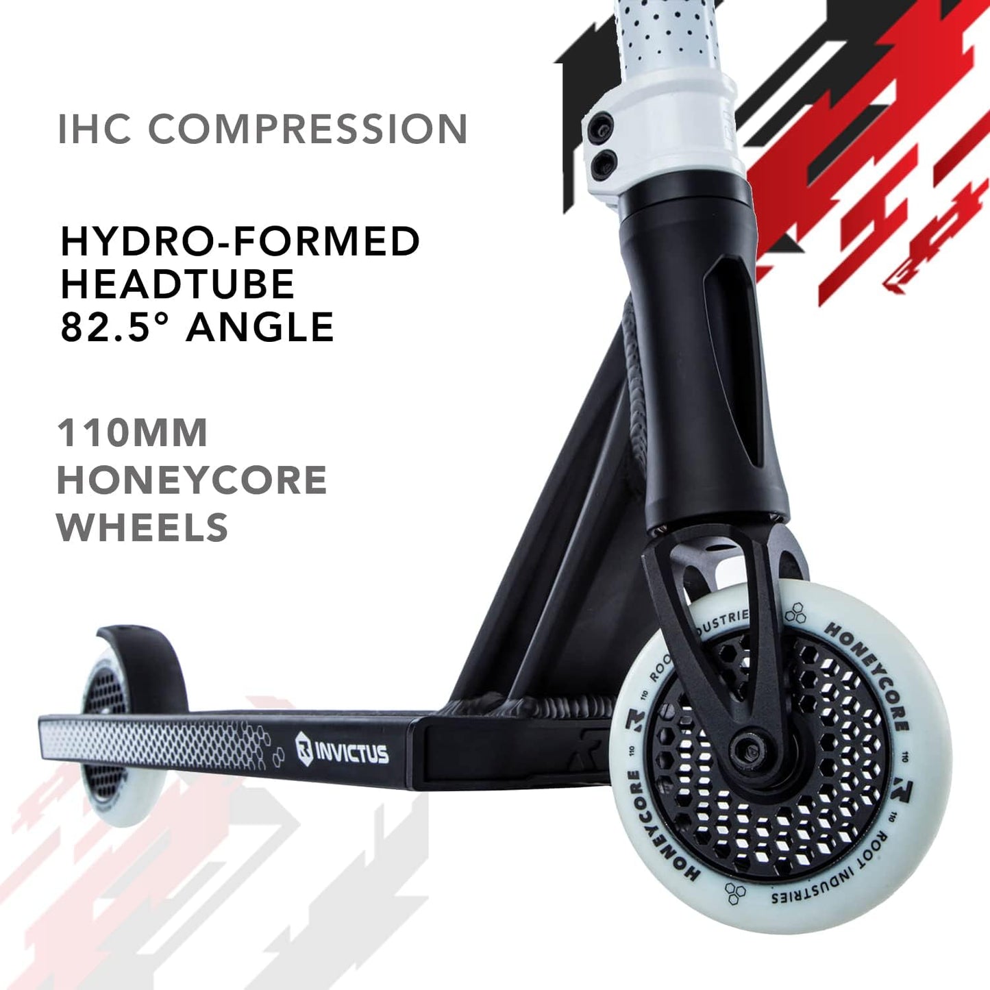 Invictus v2 Scooter - Black/White - Ex-Photoshoot