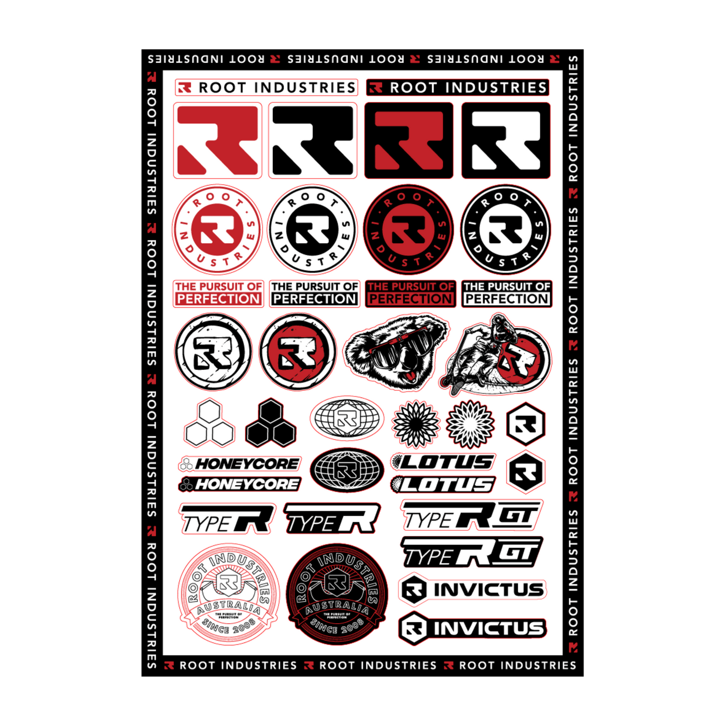 Root Industries A5 Sticker Sheet