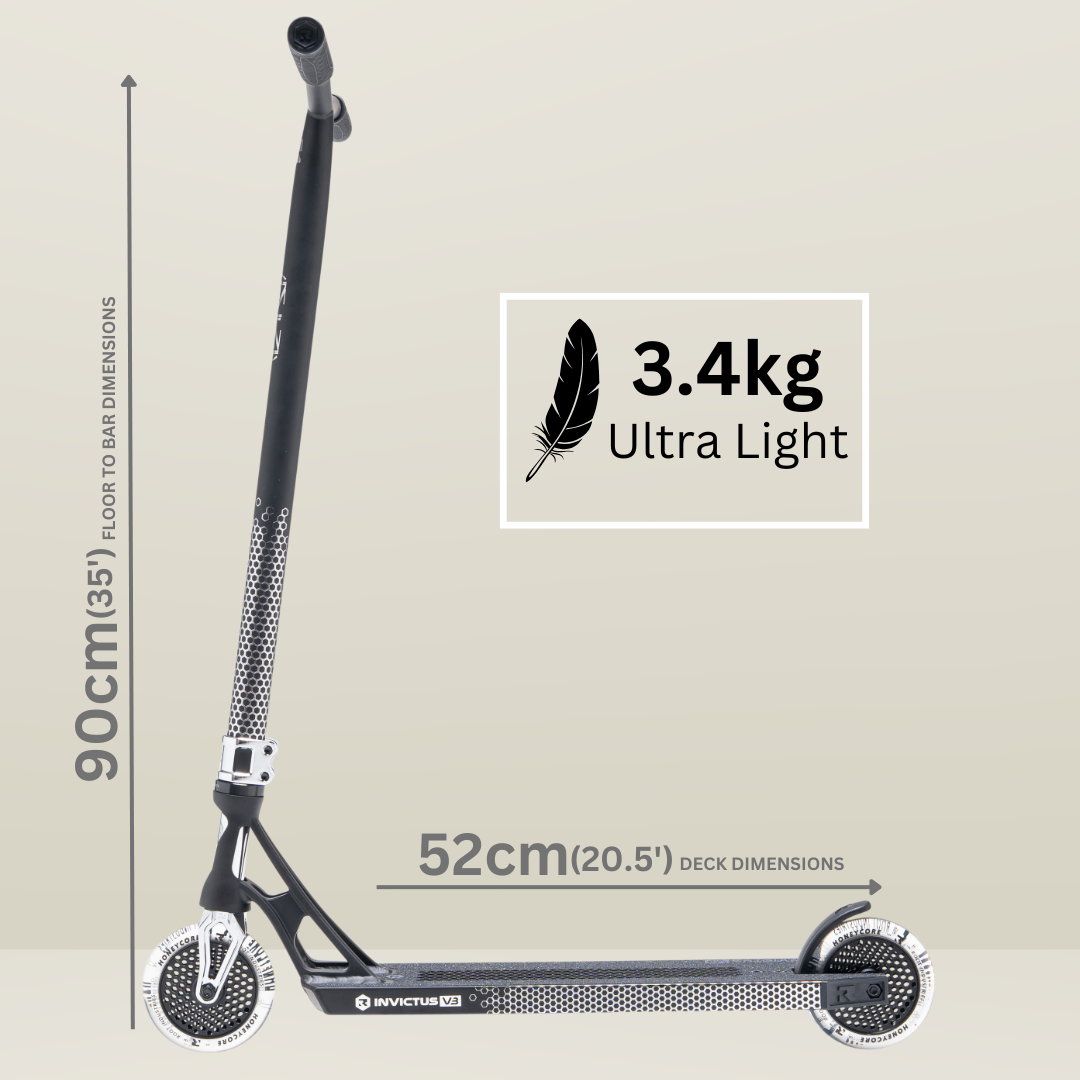 Invictus v3 Scooter - Black Mirror