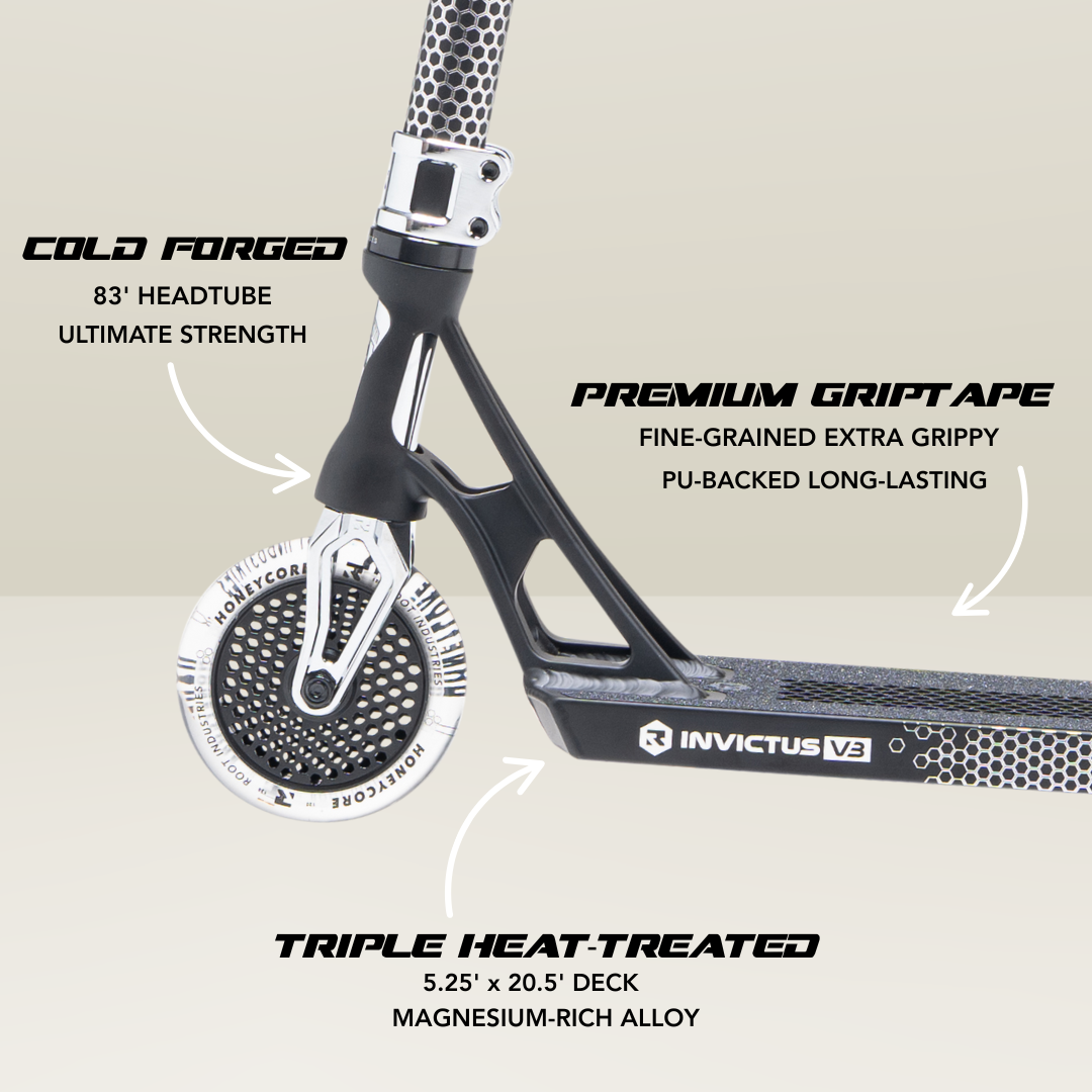 Invictus v3 Scooter - Black Mirror