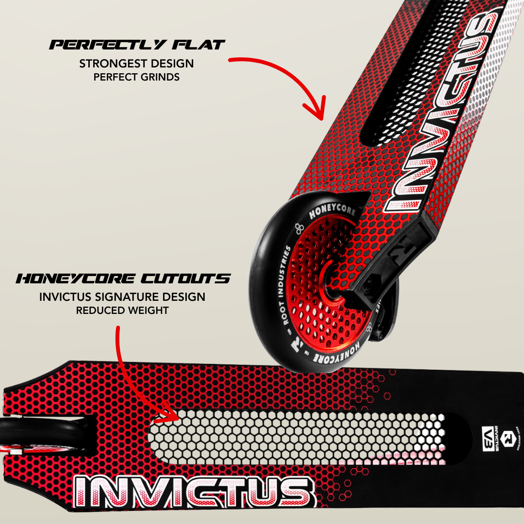 Invictus v3 Scooter - Burnt Red