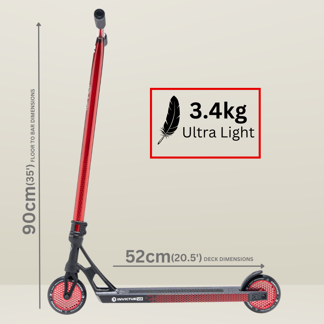 Invictus v3 Scooter - Burnt Red