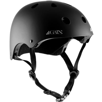 GAIN Protection Certified Kids Size Adjusting Helmet - Black Matte