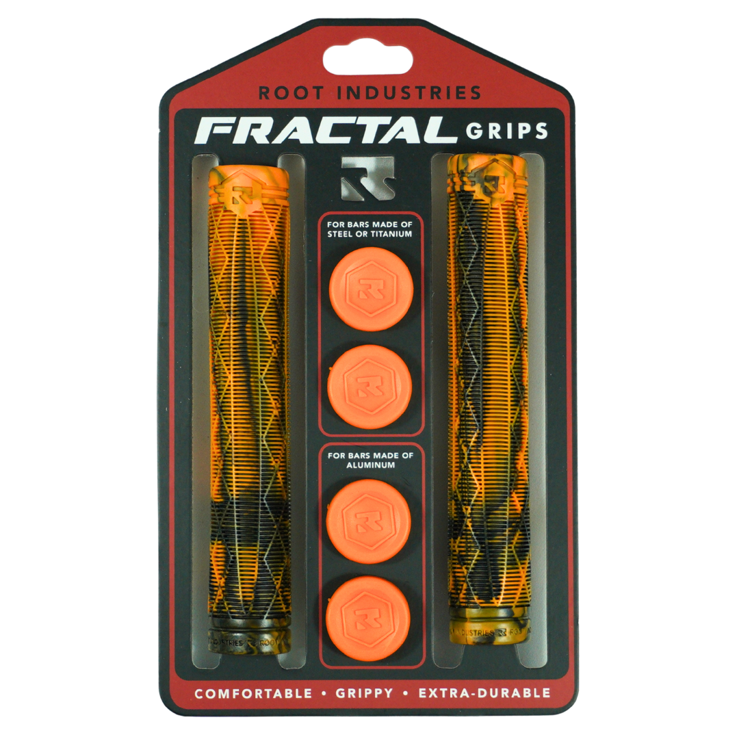 Fractal Grips - Orange/Black