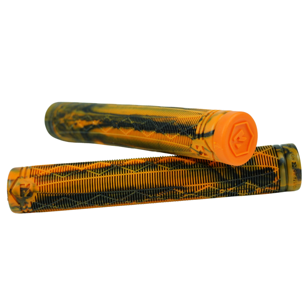 Root Industries Fractal Grips in Orange/Black