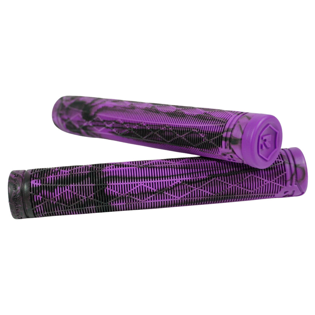 Root Industries Fractal Grips in Purple/Black