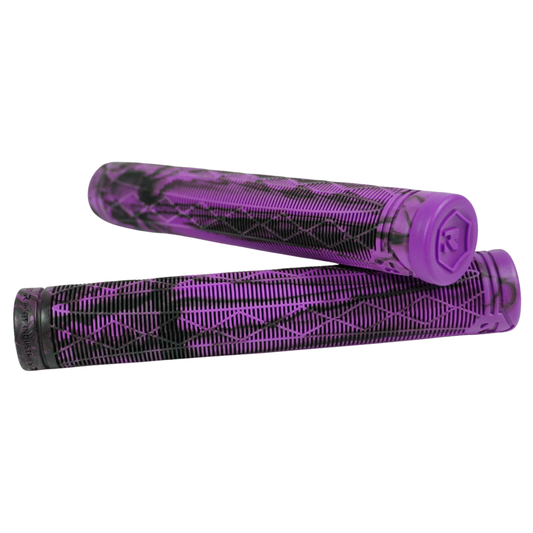 Root Industries Fractal Grips in Purple/Black