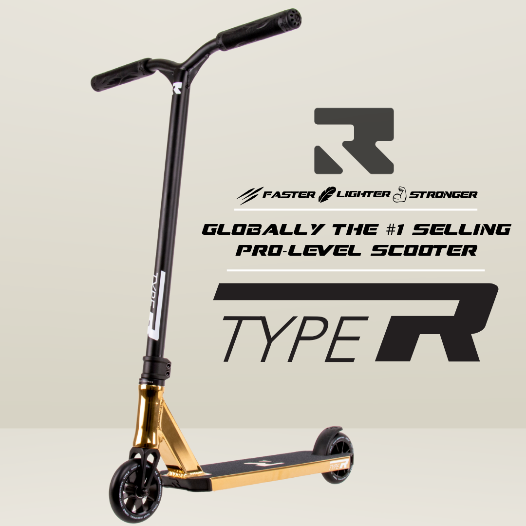 Type R Pro Scooter - Gold Rush