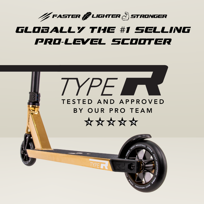 Type R Pro Scooter - Gold Rush