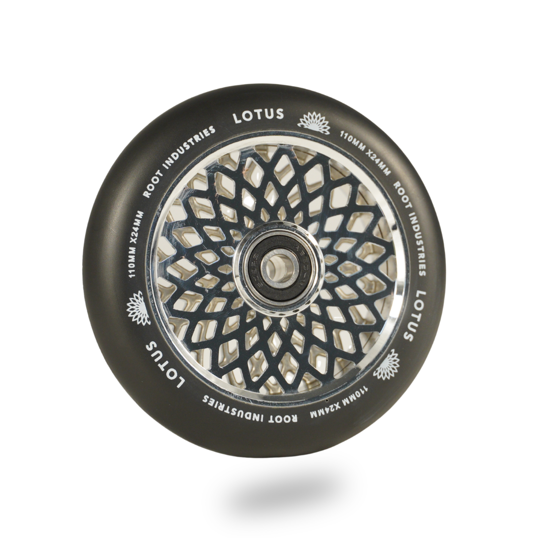 Lotus 110mm Wheels - Black/Mirror