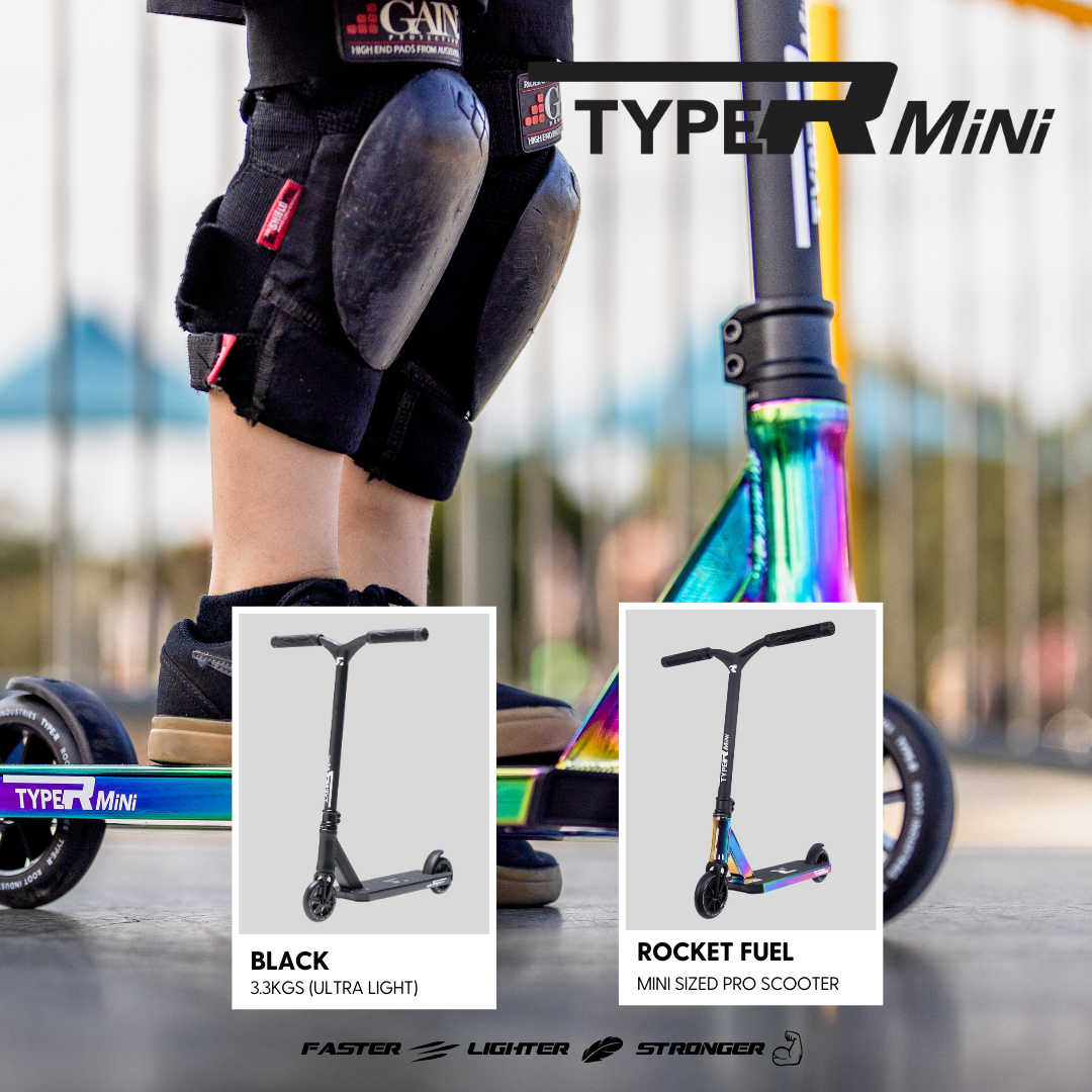 Type R Mini Scooter - Black Matte