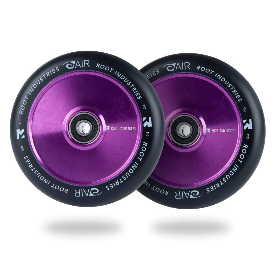 AIR 110mm Wheels - Black/Purple