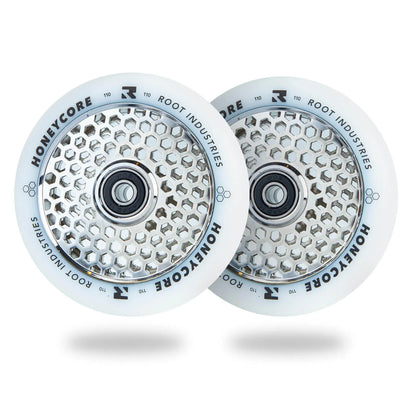 HoneyCore 110mm Wheels - White/Mirror