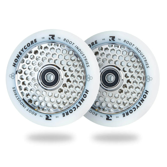 HoneyCore 110mm Wheels - White/Mirror