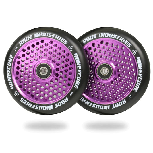 HoneyCore 120mm Wheels - Black/Purple