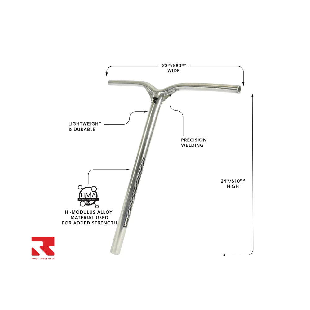 Invictus HMA 610mm Y-Bar - Mirror