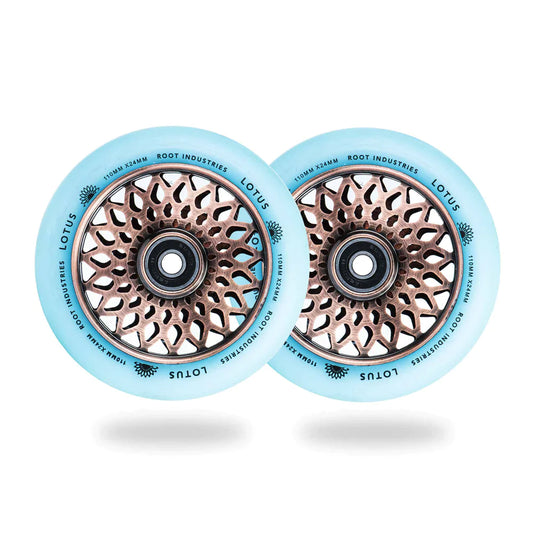 Lotus 110mm Wheels - Isotope/Copper