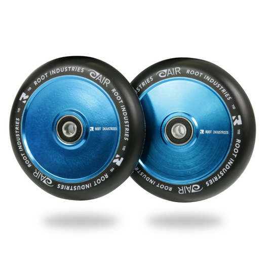 AIR 110mm Wheels - Black/Sky Blue