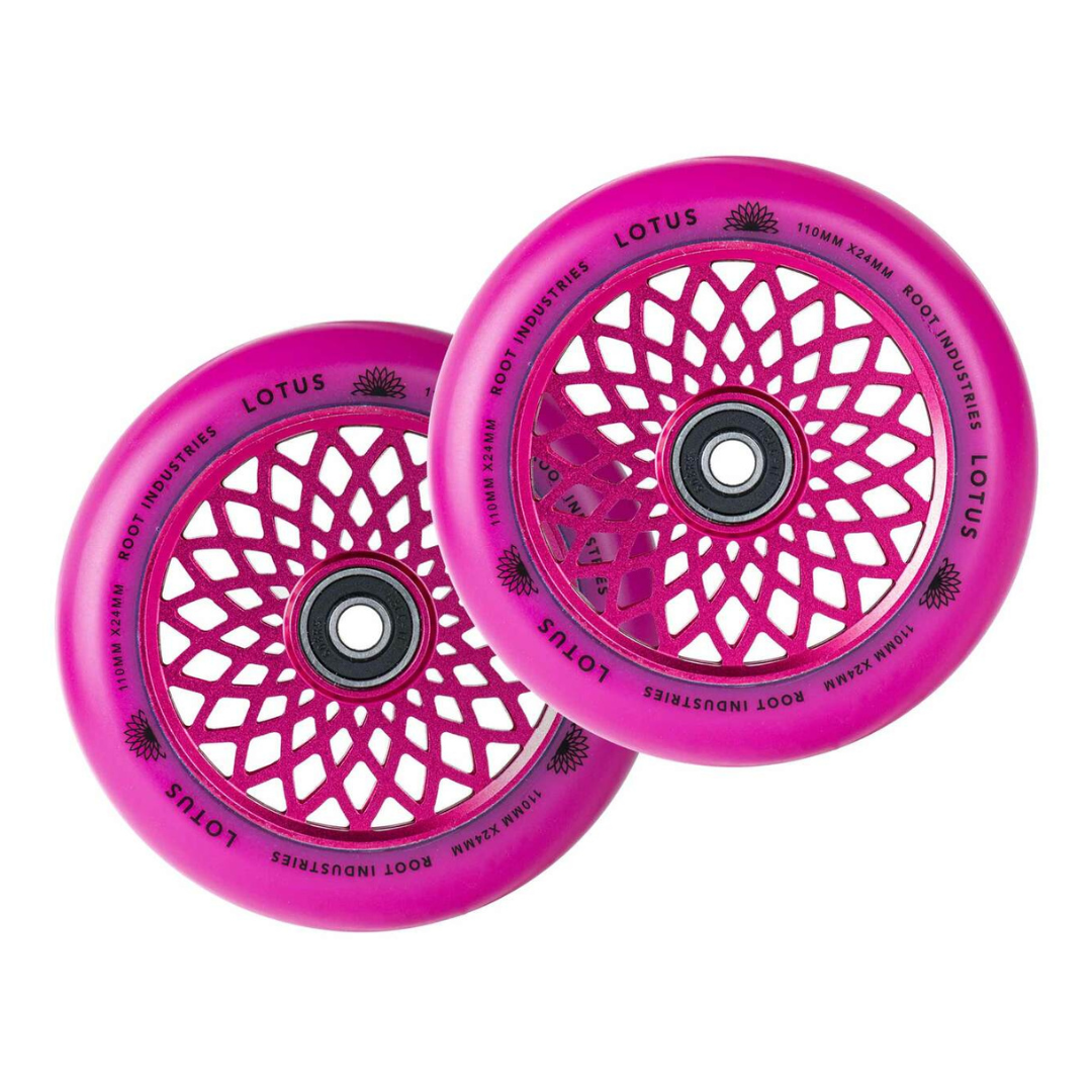 Lotus 110mm Wheels - Pink/Pink